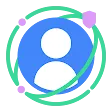 Imagen abstracta de una identidad digital rodeada de tecnologías web que protegen la privacidad online