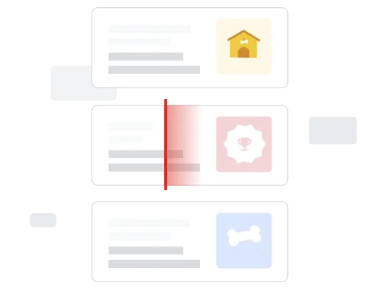 Collage ta' stampi li juru lil Google twettaq proċessi ta' verifika b'mod awtomatiku fuq ir-riżultati ta' Search.